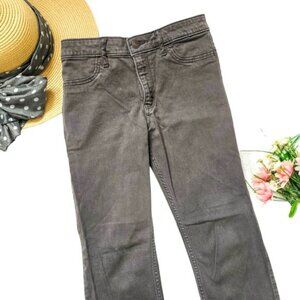 Abercrombie & Fitch Women's Neutral Jegging Jeans Grey Lightweight Denim Size 6